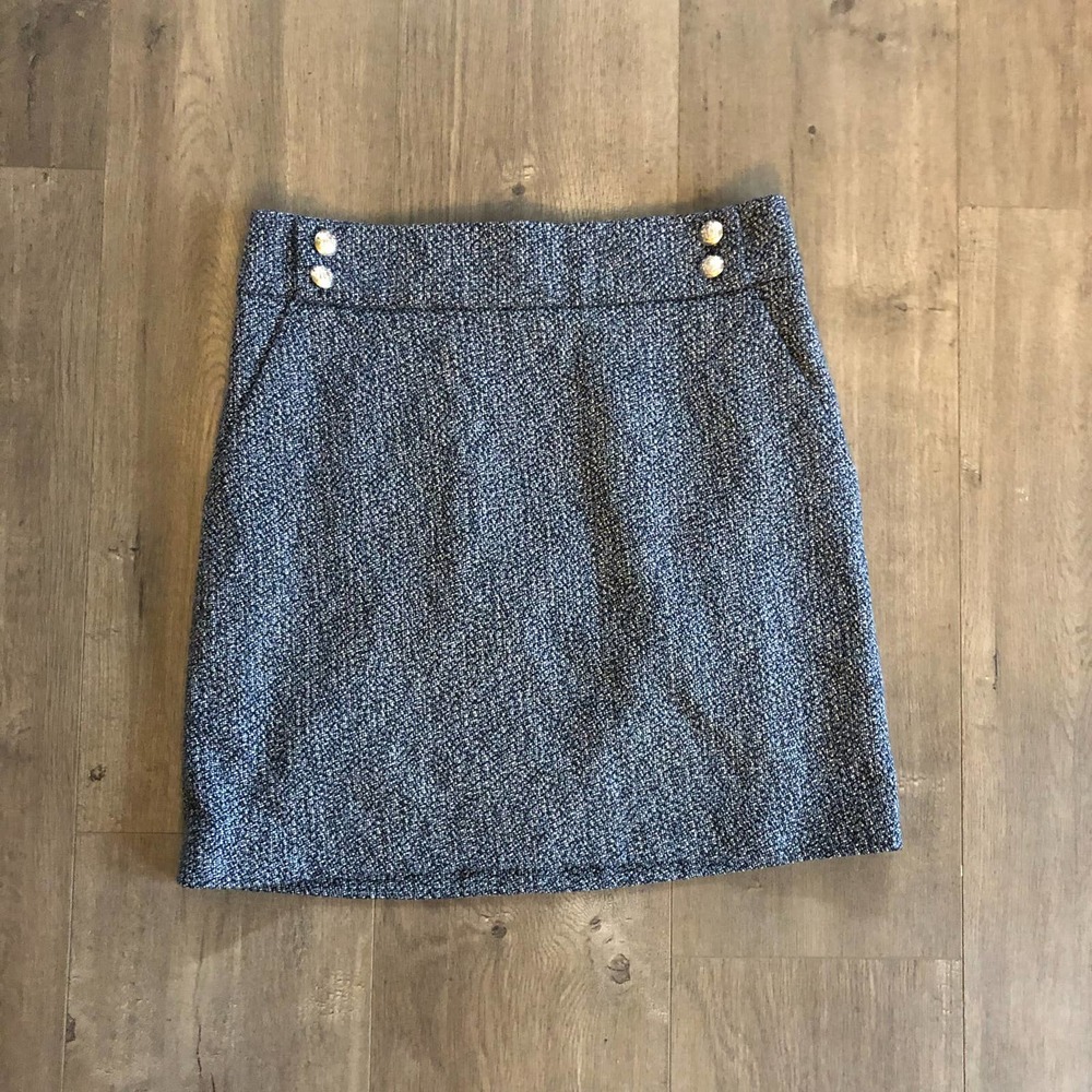 Veronica Beard Arezzo Tweed Pattern Skirt Size 6